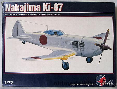 Pavla 1/72 TWO Nakajima Ki-87, 72002 plastic model kit